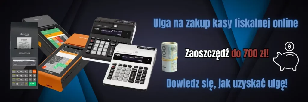 Ulga na zakup kasy fiskalnej online